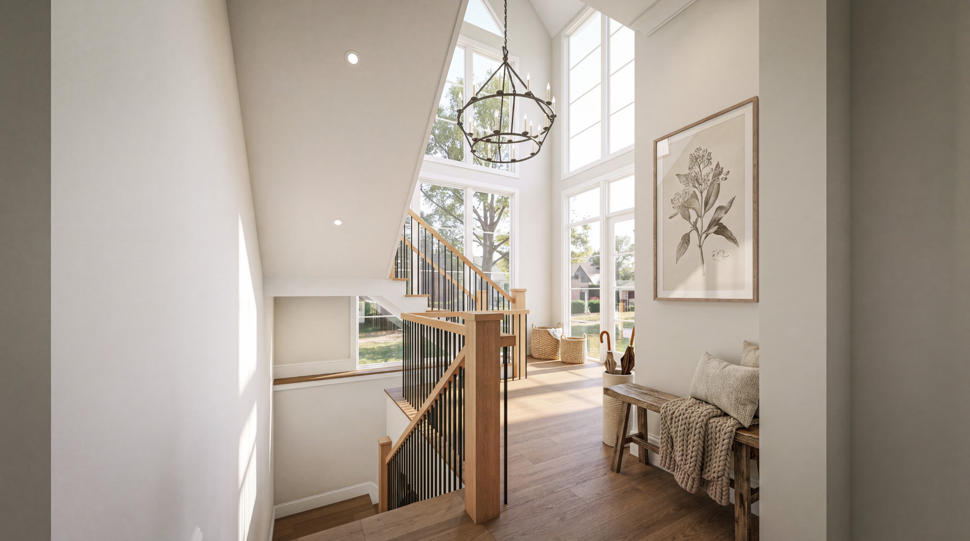 Foyer rendering, 5401 Moorland Lane